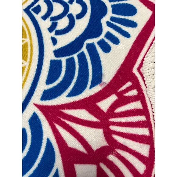 Round Mandala Beach Towel – Multicolor Boho Style – 60” – NWOT - Picture 3 of 4